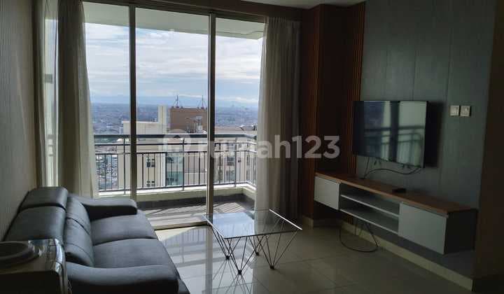 Disewakan Apartemen Central Park Residence , 2+1 Bedroom Full Furnished Harga Murah Nego