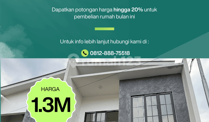 Rumah 2 Lantai Siap Huni