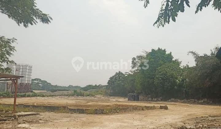 Disewakan Lahan 1 Ha Dengan Akses Container 40 Ft di Cibubur. Kabupaten Bogor