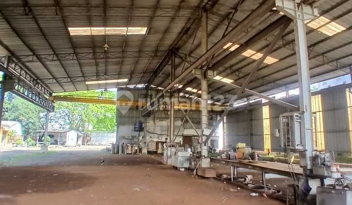 Disewakan Gudang Terbuka/Workshop di Bantar Gebang. Kota Bekasi