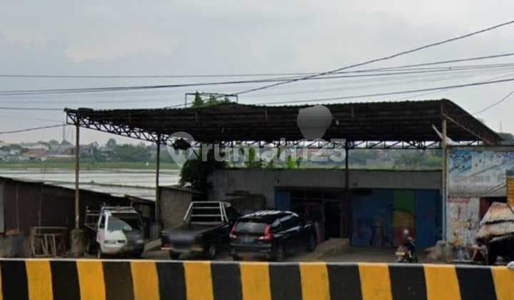 DiJual lahan posisi pinggir jalan raya Cibitung.kab Bekasi.