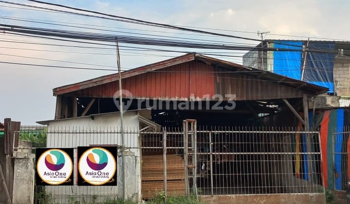 DIJUAL Gudang & Lahan di jalan utama Ujung Harapan