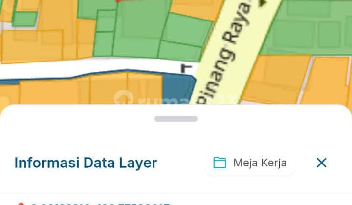 Tanah Premium Strategis Pinggir Jalan Raya Pondok Pinang