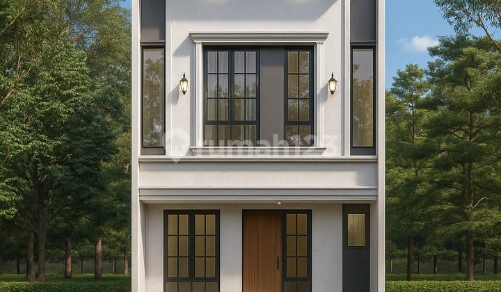 Rumah 2 Lantai Strategis Di Sindang Barang Bogor Bisa Kpr