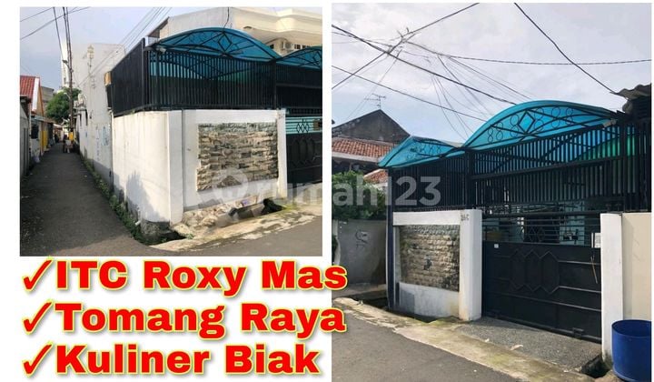 108m² Hook Rumah 1 Lt <100m Ke Itc Roxy Mas Di Cideng Gambir