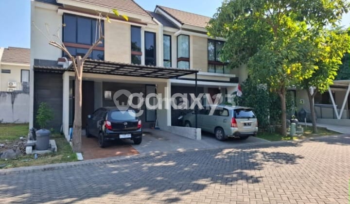 Rumah di north west citra land 2 lantai siap huni surabaya barat