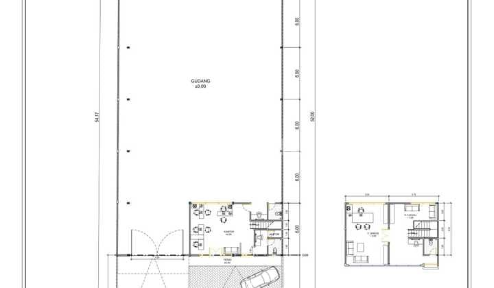 New Warehouse! Gudang Modern Tropical Kunciran - Siap Pakai