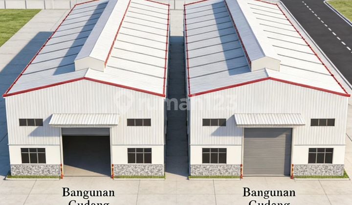Gudang Baru Siap Pakai di Kawasan Industri Perbatasan BSD - Bogor