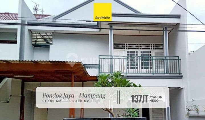 For Rent 2-Story House in Pondok Jaya Mampang, South Jakarta