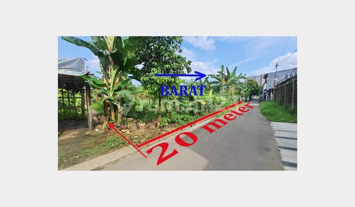 Tanah di Pondok Aren samping Jalan Boulevard Bintaro