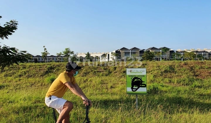 Dijual Kavling Sonata Lagoon Hadap 2 Muka Danau Siap Pakai