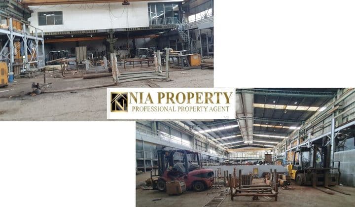 Dijual Tanah & Bangunan Ex Workshop.konstruksi Bajadi Tlajung Udik, Di Tlajung Udik, Gunung Putri, Bogor