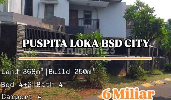 BSD Puspita Loka, Tangerang Rumah dengan Kolam Renang