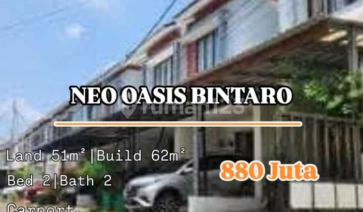 Graha Raya Bintaro, Tangerang Selatan NEO OASIS Rumah Furnished