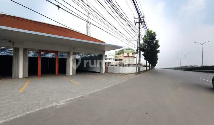 DISEWAKAN CEPAT - TANAH KOMERSIAL LOKASI STRATEGIS DI RAYA SERPONG 977 M2 PARKIR LUAS