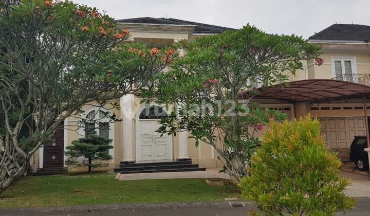 DIJUAL RUMAH MEWAH & LUAS DI BSD - FONTAINEBLEAU GOLF RESIDENCE SHM | LT 375 | LB 450 | 5KT | 7M NEGO