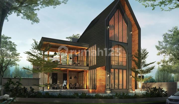 Villa 3 Lantai di Kota Batu, Ada Clubhouse, Pool & Full Furnished