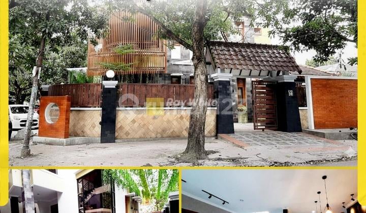 Ruang Usaha (Café Aktif) 2 Lantai, Full Furnished di Hook Strategis Karangasem, Laweyan