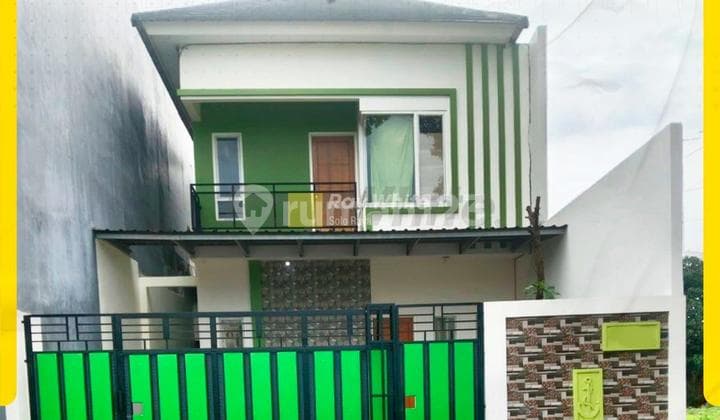 Dijual Rumah 2 Lantai Minimalis Nuansa Hijau Segar di Purbayan Baki
