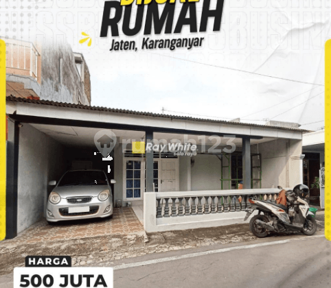 Rumah Bagus Unfurnished Jaten, Karanganyar