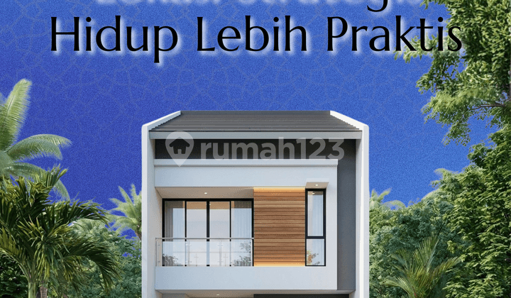 4 Kamar Rumah Inden 2 Lantai 8 Menit Tol Buah Batu Kota Bandung