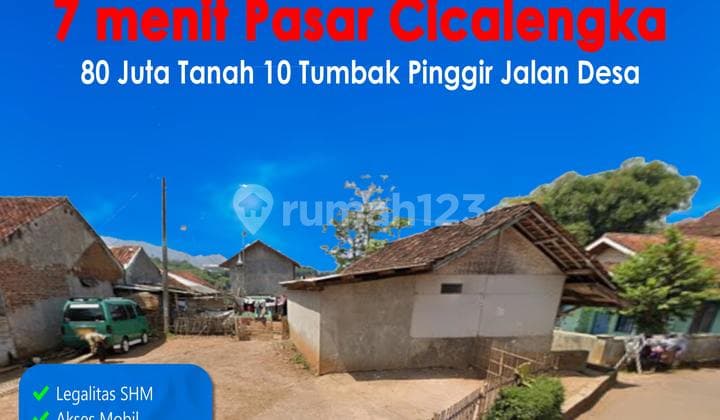 Tanah 140 m2 SHM Cicalengka, Bandung Hanya 80 Juta Saja