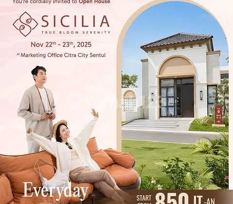 Dijual Rumah Sicilia Di Citra City Sentul View Pegunungan Bagus
