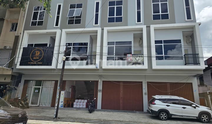 (Sdh Tersewa) Ruko Baru Pinggir jalan utama 4 lantai Jl Johar Pontianak