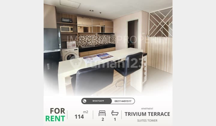 Disewa Trivium Terrace 2BR di Cikarang Bagus