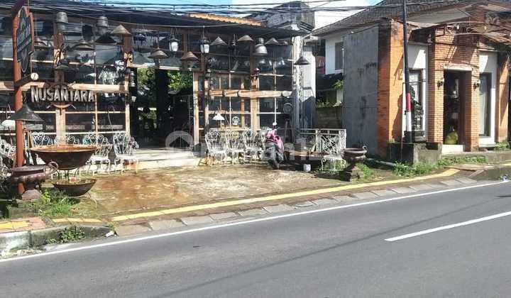 Tanah + Bangunan Strategis di Jalan Raya Andong Ubud