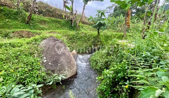 Dijual Tanah Kawasan Villa Ada Air Mengalir Udara Dingin Cihanjawar Bojong