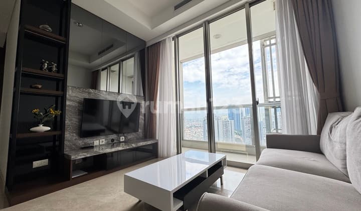 Disewakan Apartemen di Kuningan Pusat Kota Jakarta 2 Kamar Tidur Furnished Bagus