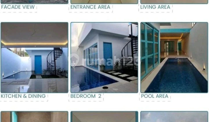 Villa, 1 Lantai, SHM, Villa, 1 Lantai, SHM,