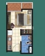 Taman Anggrek Apartment (Studio)