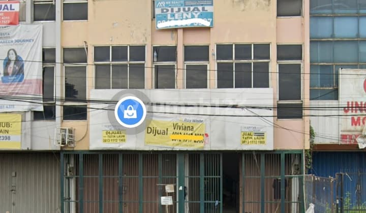 Ruko Gandeng Lebar 9 Dijual 3.5 Lantai Jalan Raya Serpong Km8 Row Jalan Besar 2 Arah Ramai Dekat Alam Sutera