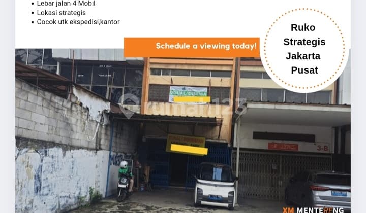 Jual Ruko 3 Lantai Galur Jl Letjen Suprapto Jakarta Pusat