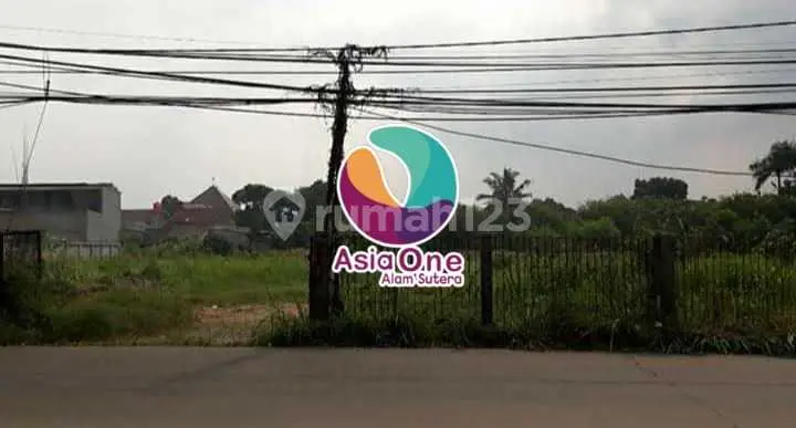 Cheap Land for Sale on Main Road Jelupang, in Front of GOR Kp. Jelupang Rt. 021 Rw. 001, Kelurahan Jelupang, North Serpong District, South Tangerang