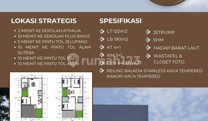 Dijual Rumah Baru 2 Lantai Regensi Melati Mas Serpong Dekat ke Akses Tol dan Sekolah Internasional Dijual Rumah Baru 2 Lantai Regensi Melati Mas Serpong Dekat ke Akses Tol dan Sekolah Internasional