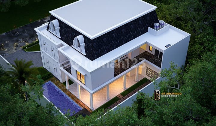 Rumah Baru Mewah American Classic di Jatipadang Jakarta Selatan