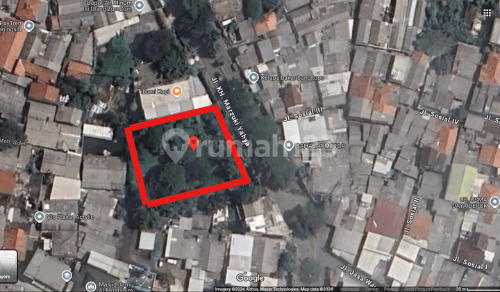 Tanah Sukmajaya, Depok 819 m2 SHM