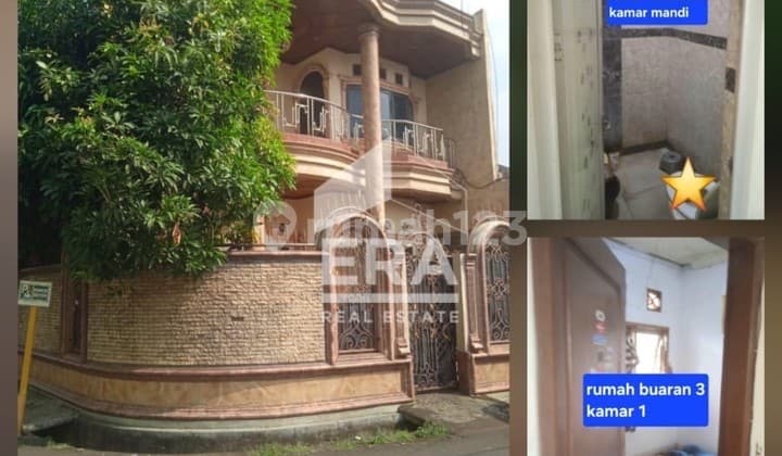 Rumah Clasik Eropa 2 Lantai Posisi Hoek Lokasi Duren Sawit