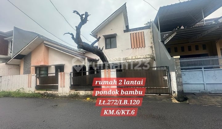 Rumah 2 Lantai Pondok Bambu