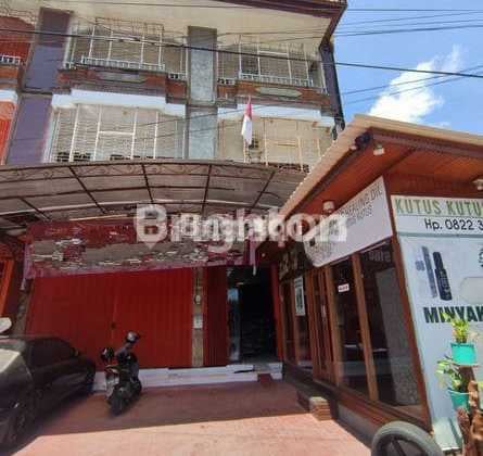 3.5-Story Shop-House Premium Location on Kuta Main Road
