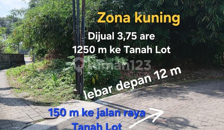 Tanah Dijual 1250 Meter Dari Tanah Lot Bali