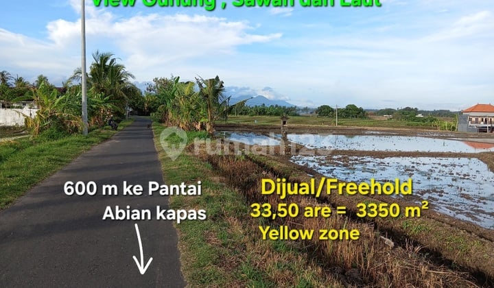 Tanah Dijual di Pantai Abian Kapas Tabanan Bali