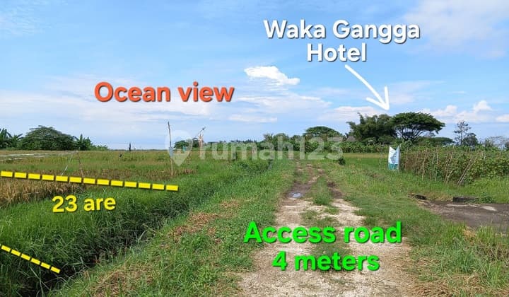 Land For Sale At Yeh Gangga Beach Tabanan Bali
