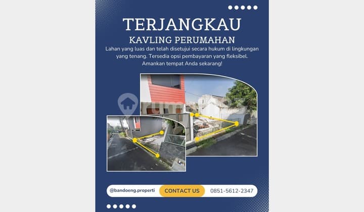 Tanah Murah Cigadung Dalam Komplek Elit Siap Bangun