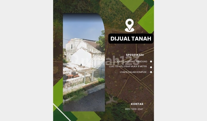 Tanah Komplek Cigadung Bandung – Harga Nego, Matang