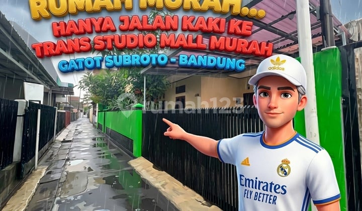 Dijual Rumah Siap Huni Dekat Trans Studio Mall, Gatot Subroto