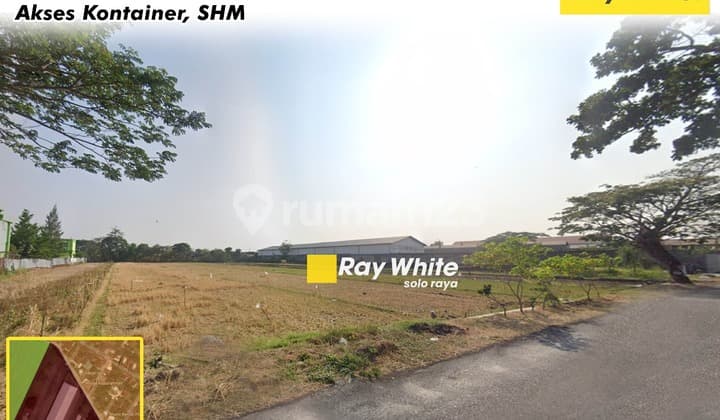 Tanah Juwiring, Klaten - Zona Industri, Akses Kontainer, SHM!